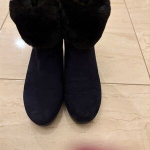 Dkny Black WinterBoots zip Ankle Style